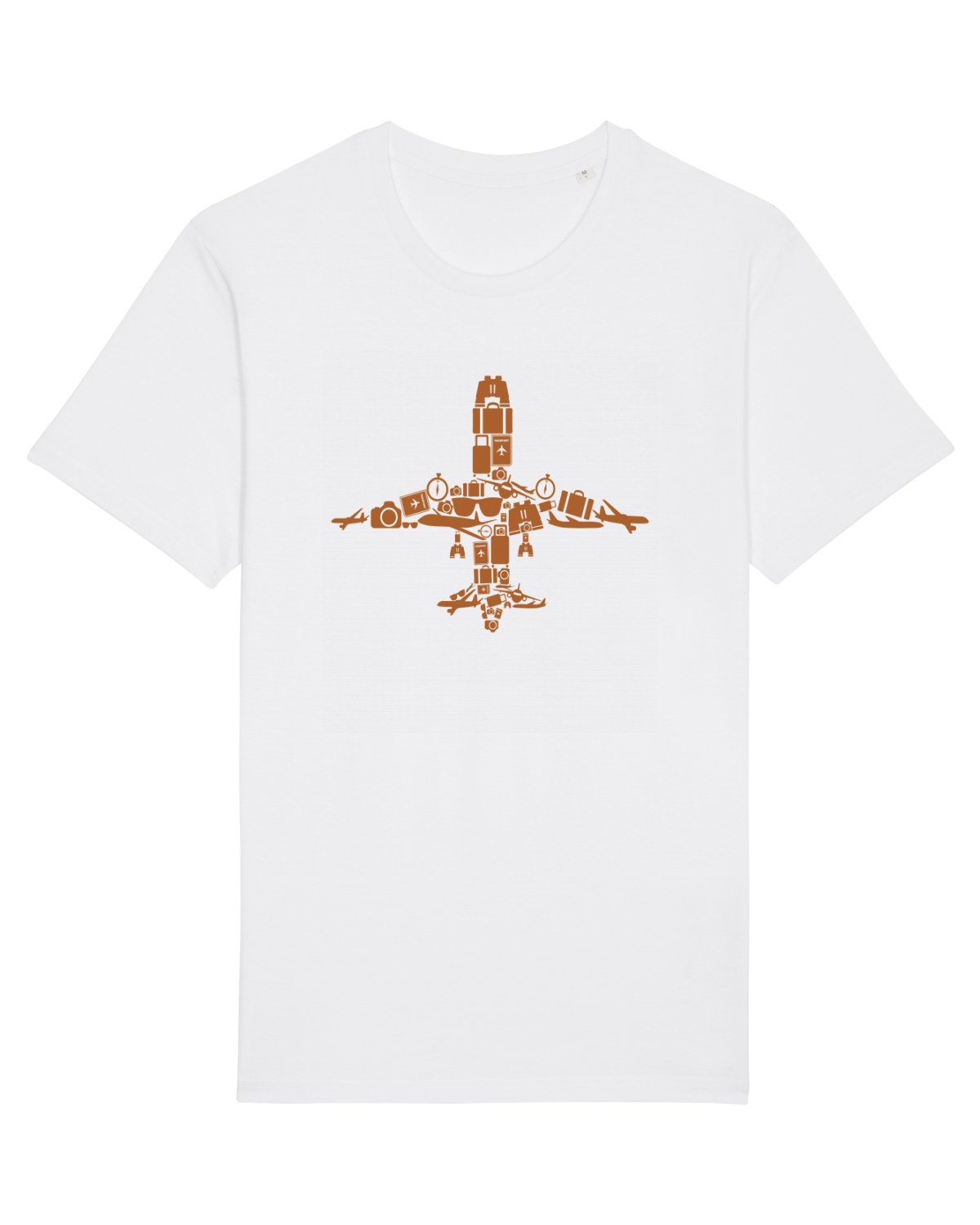 Tricou mânecă scurtă Unisex Rocker White