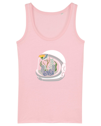 Astronaut Garden Cotton Pink