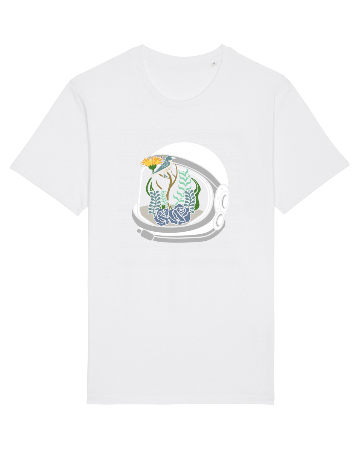 Tricou mânecă scurtă Unisex Rocker White