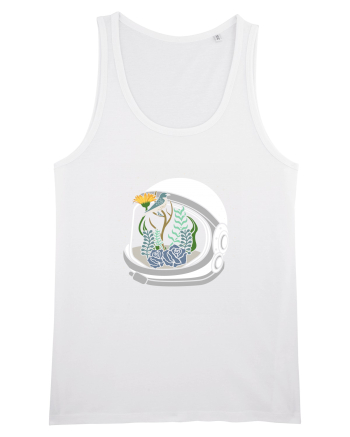 Astronaut Garden White