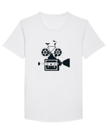Bicycle Retro Roll Film White