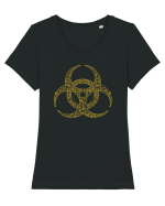 Biohazard Tricou mânecă scurtă guler larg fitted Damă Expresser