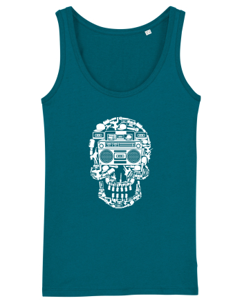 Retro Disco Skull Ocean Depth