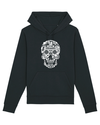 Retro Disco Skull Black