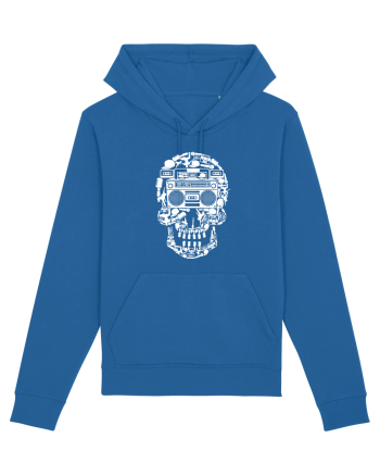 Retro Disco Skull Royal Blue