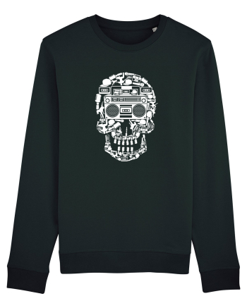 Retro Disco Skull Black