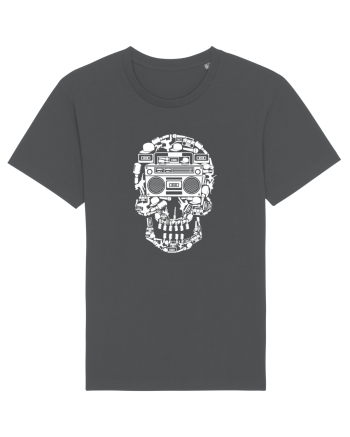 Retro Disco Skull Anthracite