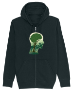 Brain Tree Hanorac cu fermoar Unisex Connector