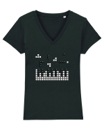 Remember Tetris Tricou mânecă scurtă guler V Damă Evoker