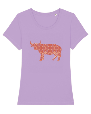 Ceramic Bull Lavender Dawn