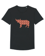 Ceramic Bull Tricou mânecă scurtă guler larg Bărbat Skater