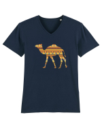 Ceramic Camel Tricou mânecă scurtă guler V Bărbat Presenter
