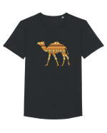 Ceramic Camel Tricou mânecă scurtă guler larg Bărbat Skater