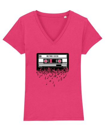 Cassette Retro 80s Raspberry