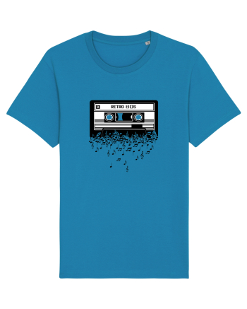 Cassette Retro 80s Azur
