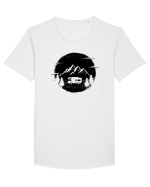 Cu Rulota - Aventura la Poalele Munților Tricou mânecă scurtă guler larg Bărbat Skater