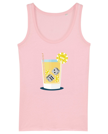 Cocktail Dice Casino Cotton Pink