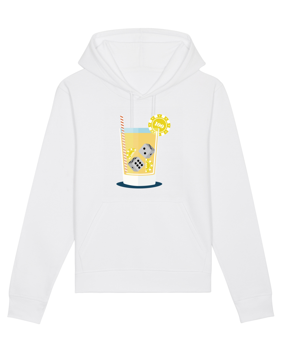 Hanorac Unisex Drummer White
