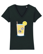 Cocktail Dice Casino Tricou mânecă scurtă guler V Damă Evoker