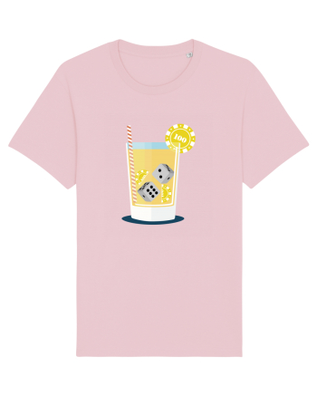 Cocktail Dice Casino Cotton Pink