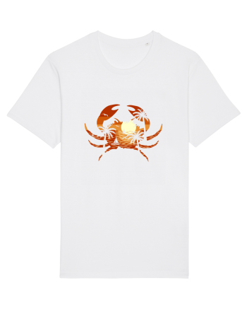 Summer Beach Crab White