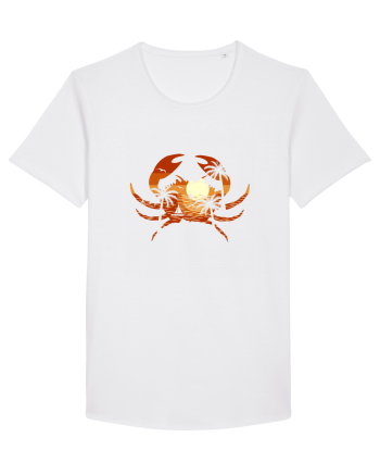 Summer Beach Crab White