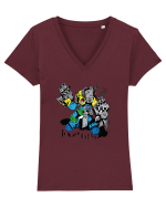 space ork Tricou mânecă scurtă guler V Damă Evoker