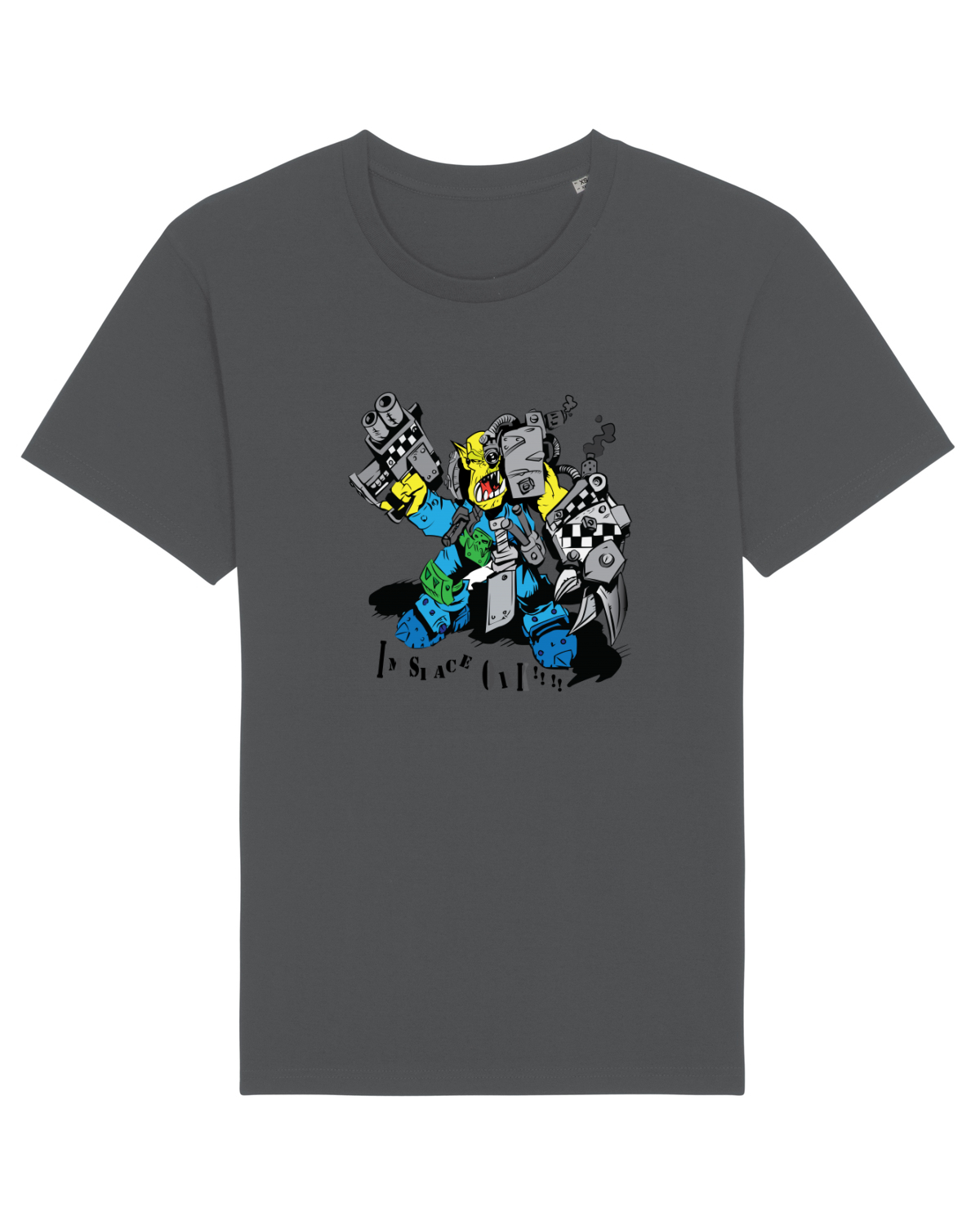 Tricou mânecă scurtă Unisex Rocker Anthracite
