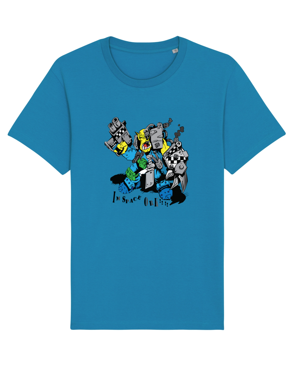 Tricou mânecă scurtă Unisex Rocker Azur