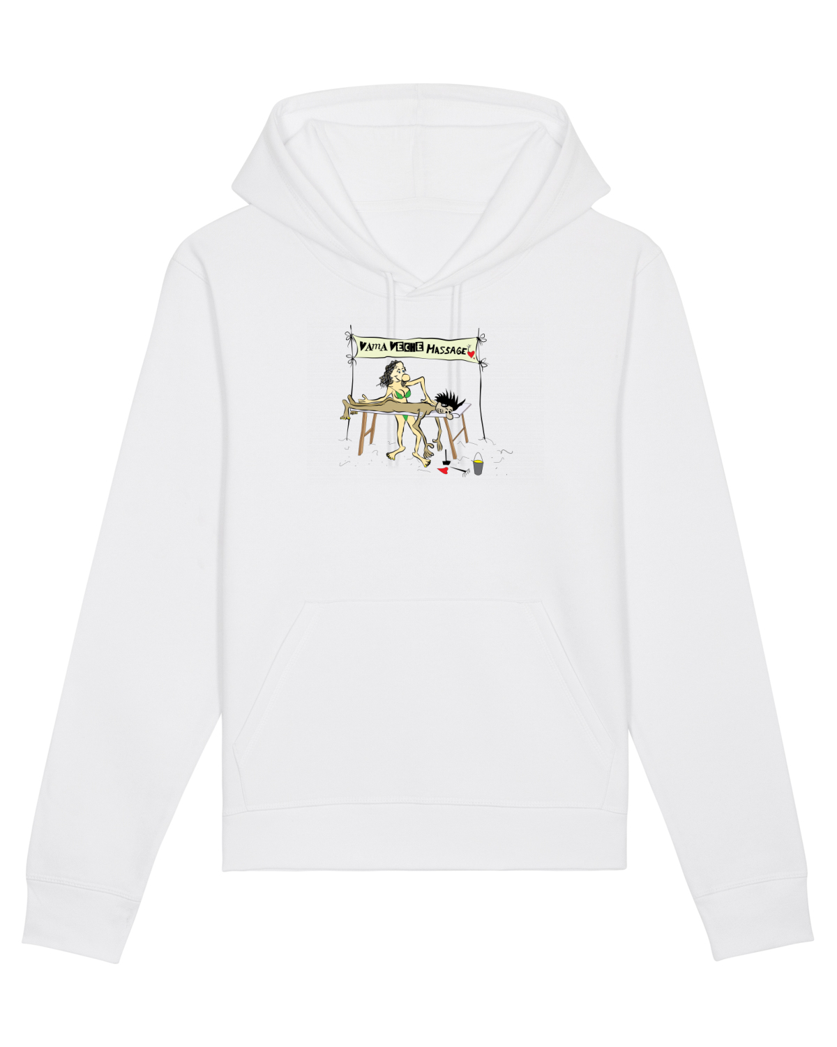 Hanorac Unisex Drummer White