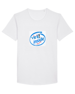 intel microsoft Tricou mânecă scurtă guler larg Bărbat Skater