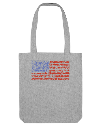 usa flag Heather Grey
