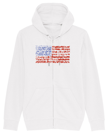 usa flag White