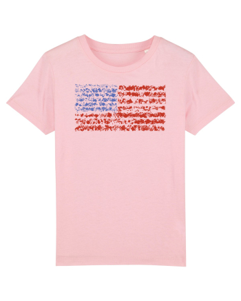 usa flag Cotton Pink
