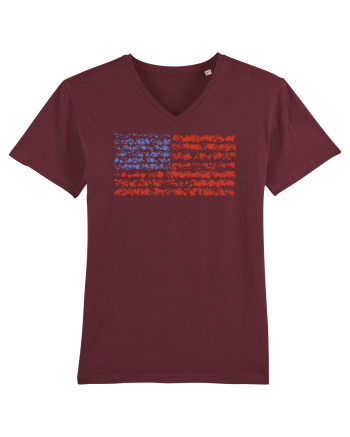 usa flag Burgundy