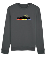 i love bucharest Bluză mânecă lungă Unisex Rise