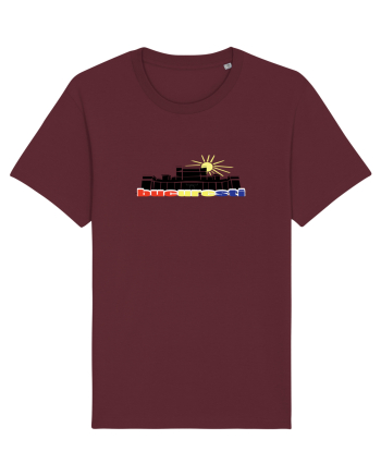 i love bucharest Burgundy