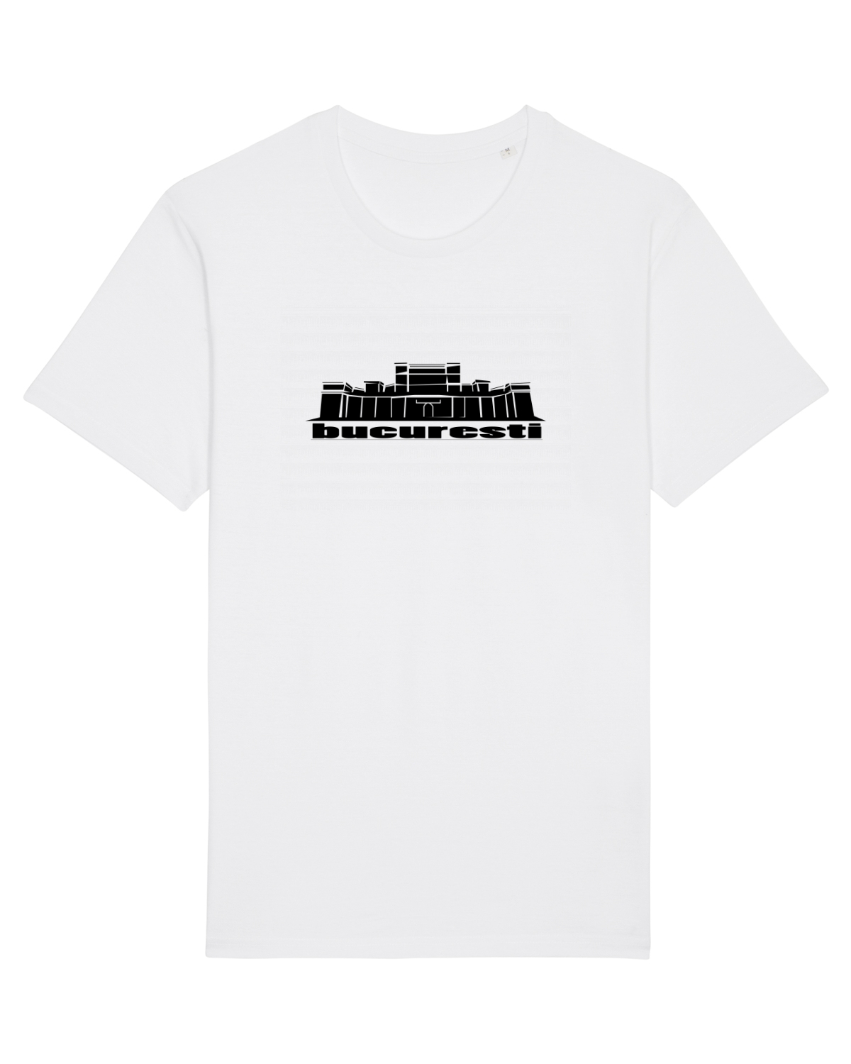 Tricou mânecă scurtă Unisex Rocker White