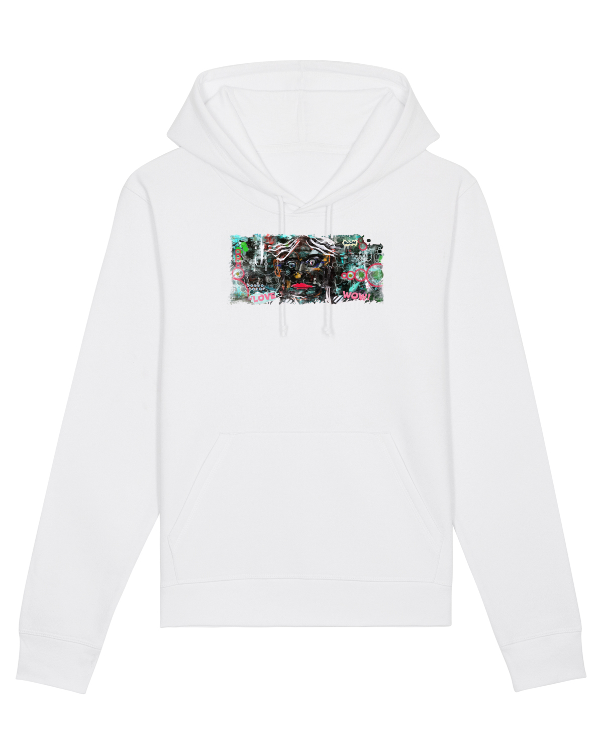 Hanorac Unisex Drummer White