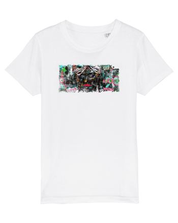abstract painting White