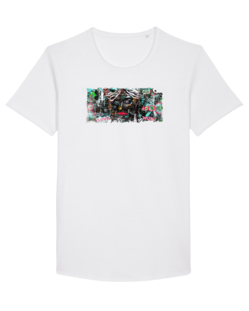 abstract painting White