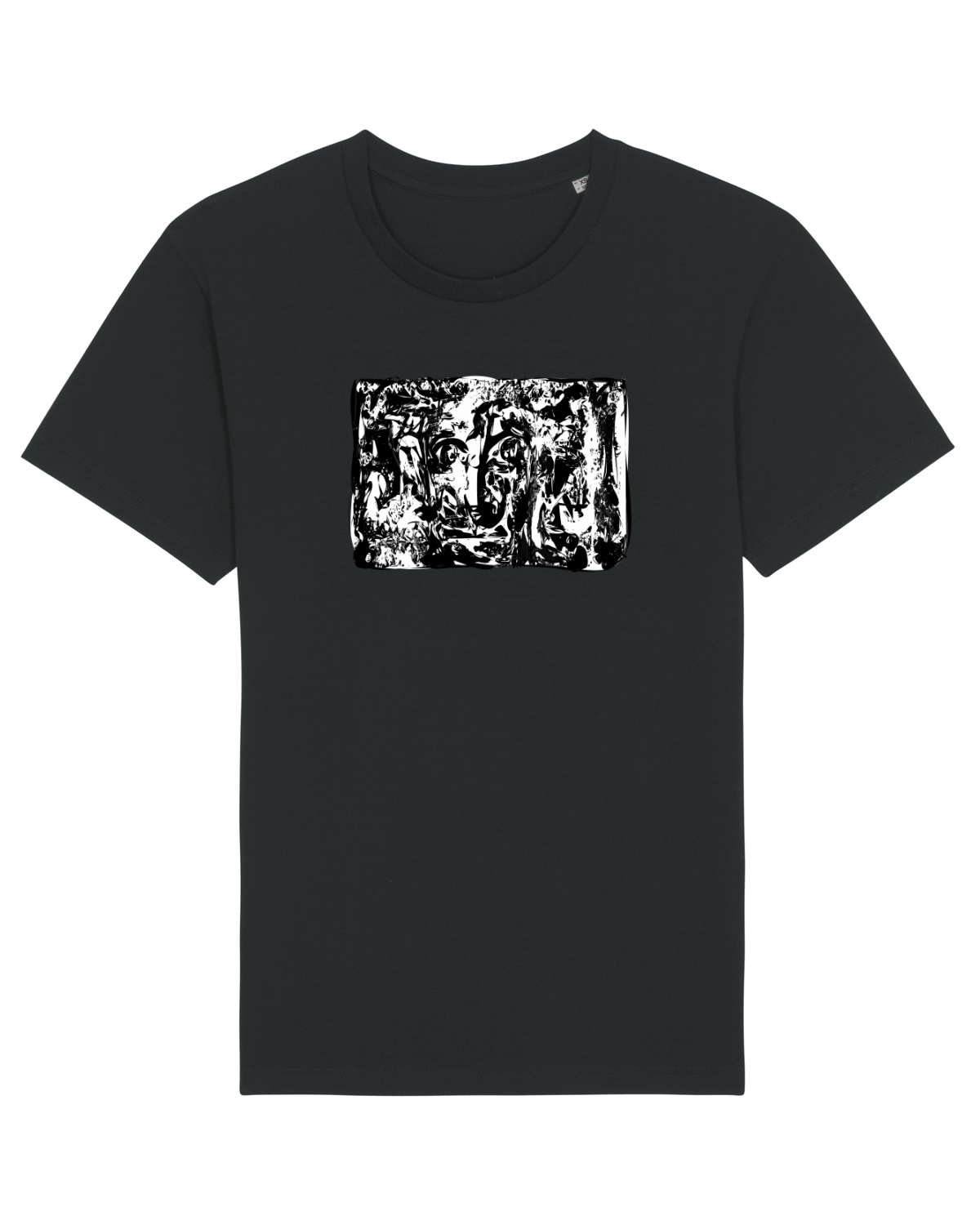 Tricou mânecă scurtă Unisex Rocker Black