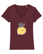 I are feerse!... grrr Tricou mânecă scurtă guler V Damă Evoker