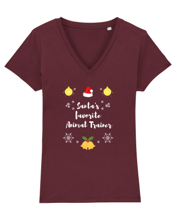 Santa's favorite Animal Trainer Burgundy