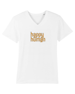 Happy Human Tricou mânecă scurtă guler V Bărbat Presenter