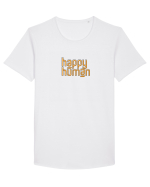 Happy Human Tricou mânecă scurtă guler larg Bărbat Skater