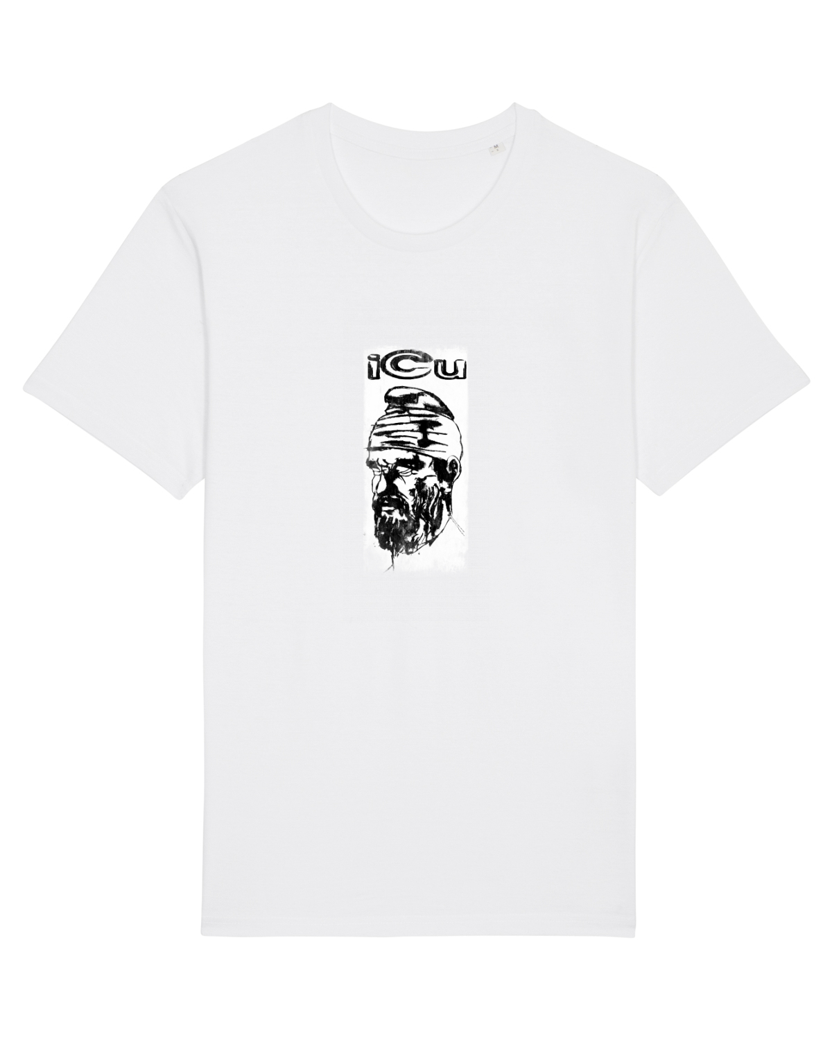 Tricou mânecă scurtă Unisex Rocker White