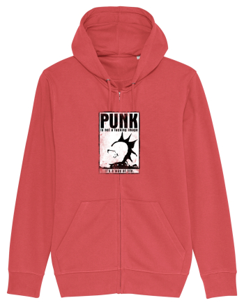 punk it`s a way of life Carmine Red