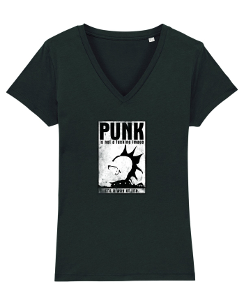 punk it`s a way of life Black