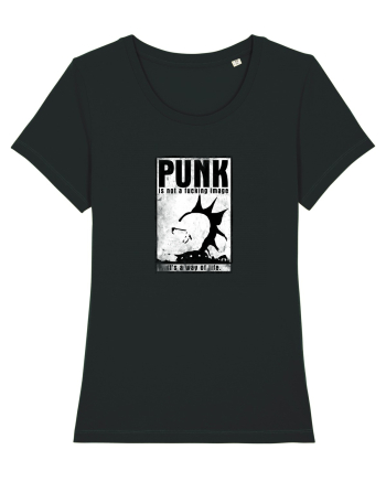 punk it`s a way of life Black